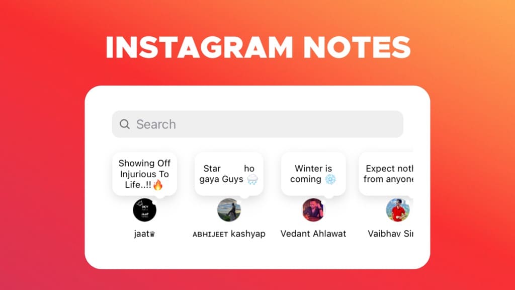 Instagram Notes Ideas